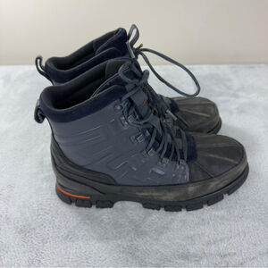 Polo Ralph Lauren Delton Duck Leather Boots Men's Size 10D Winter Outdoors